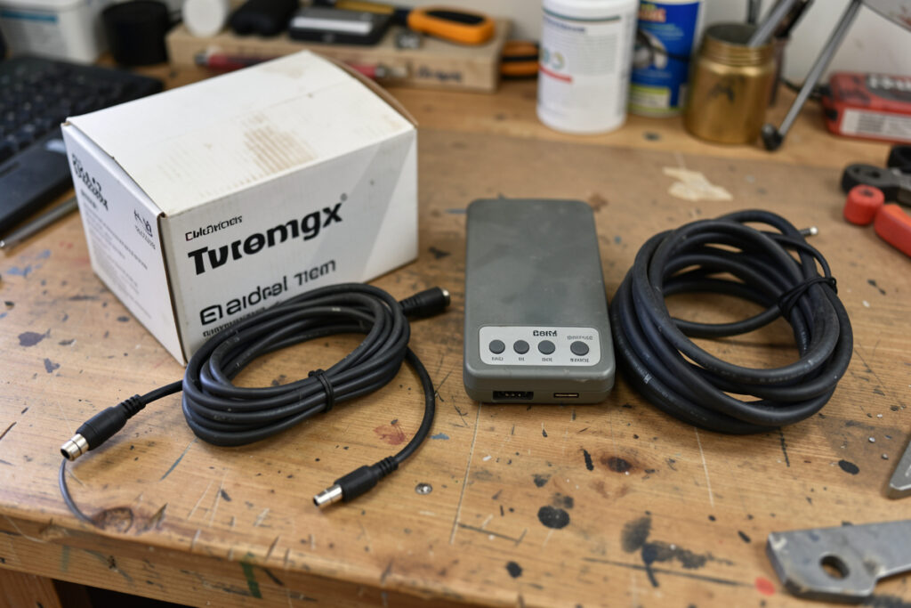 Inspecting a used golf launch monitor for battery firmware and calibration before buying